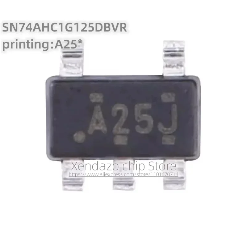 10pcs/lot SN74AHC1G125DBVR printing A25* A25J SOT-23-5 package Original genuine Tri state output single bus buffer chip