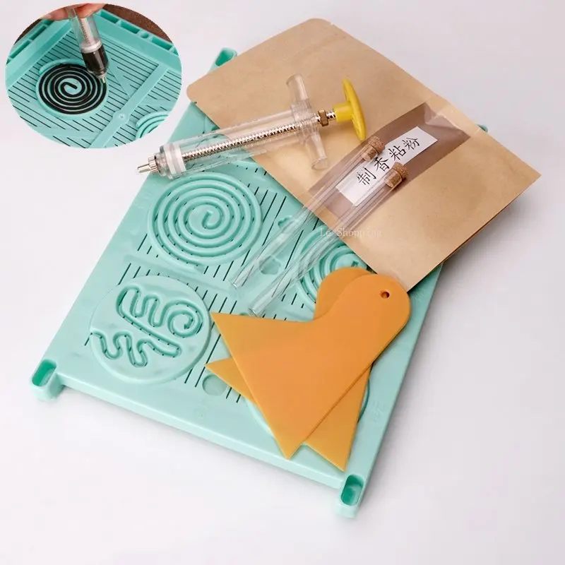 

Incense Tool Set DIY Household Making Thread Incense Tray Incense Lying Incense Tools Incense Net Extrusion Incense Mold