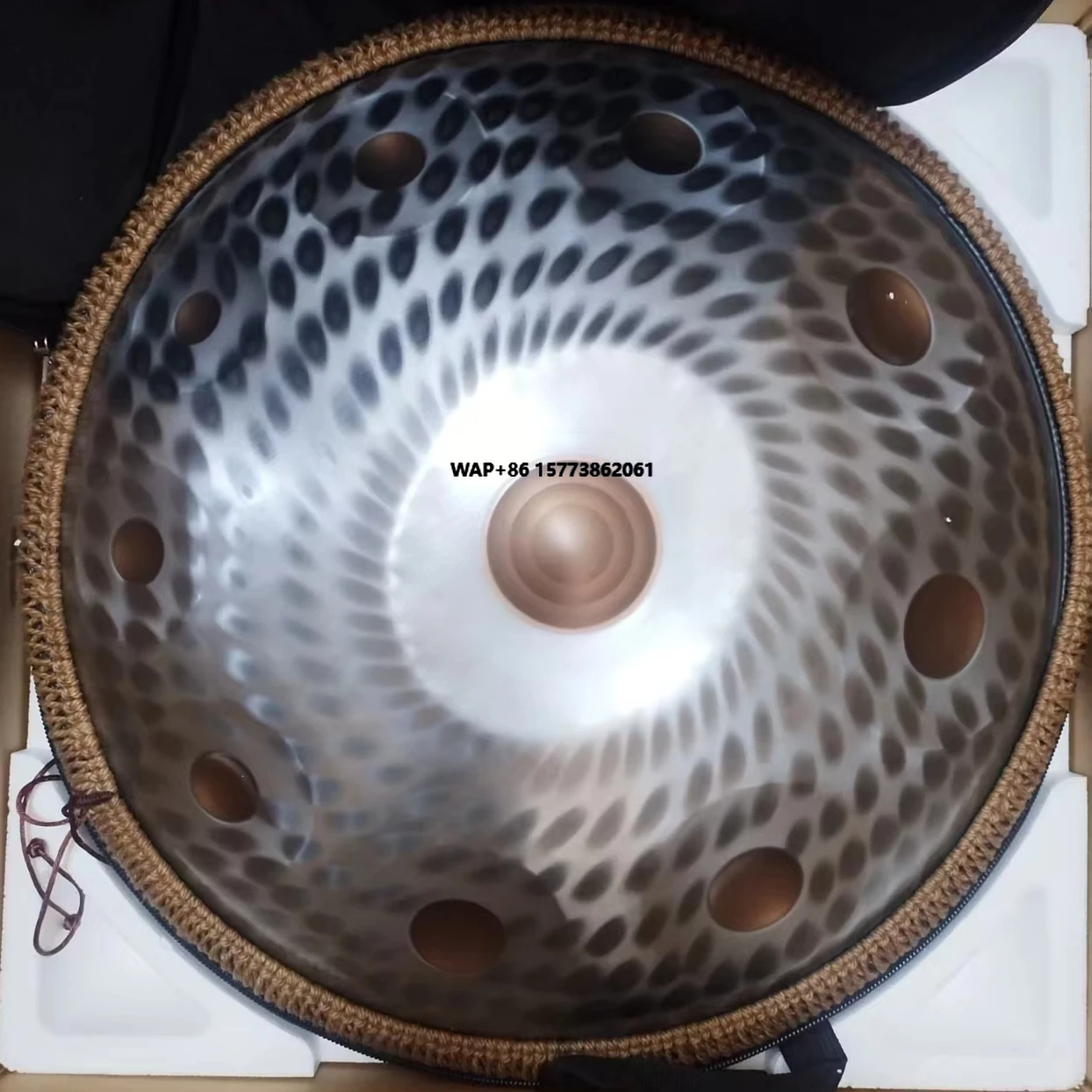 

Ручной барабан высокого класса из стали Handpan D Kurd