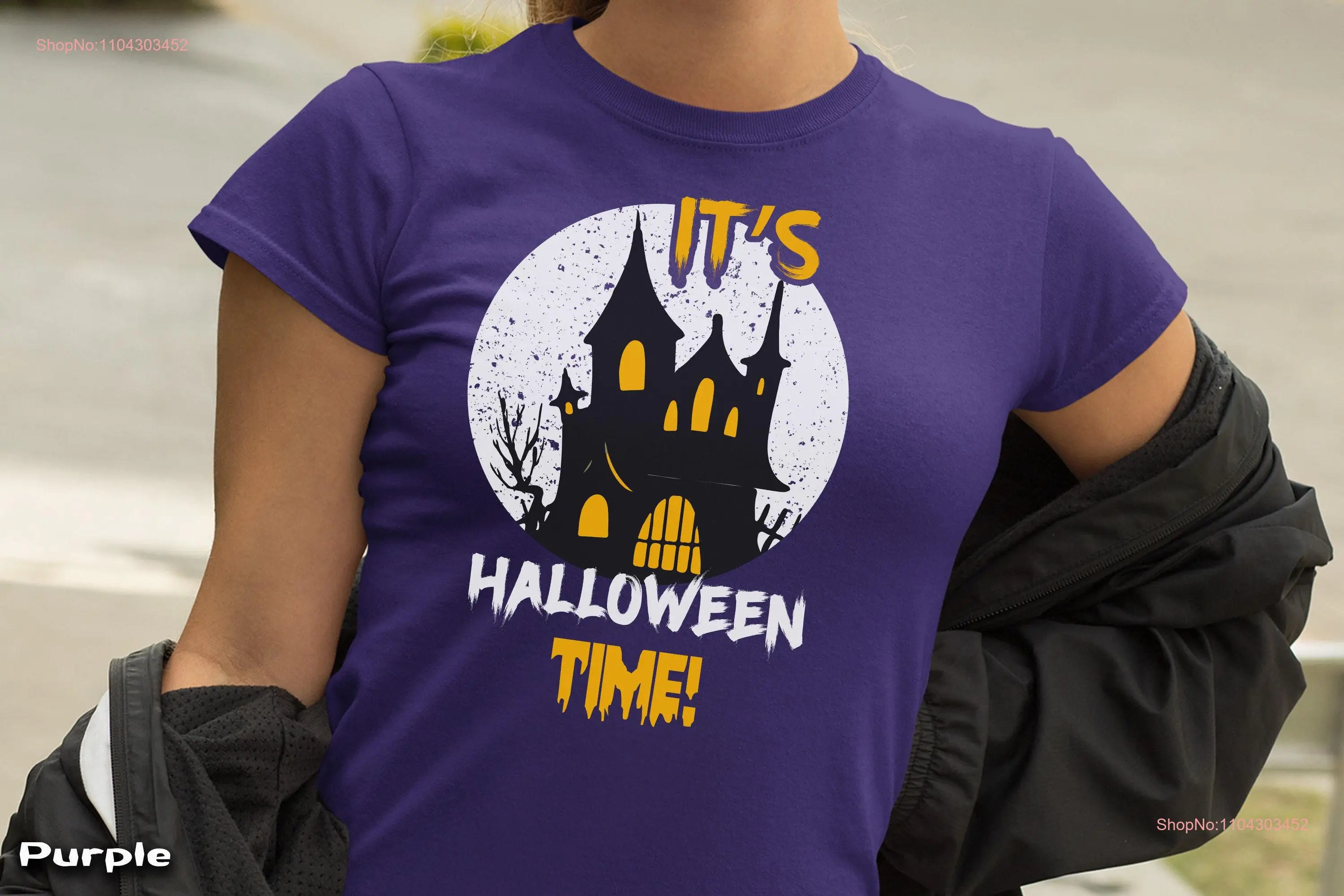 It's Halloween Time T Shirt Trick or Treat for Him Her Celebration Party long or short sleeves