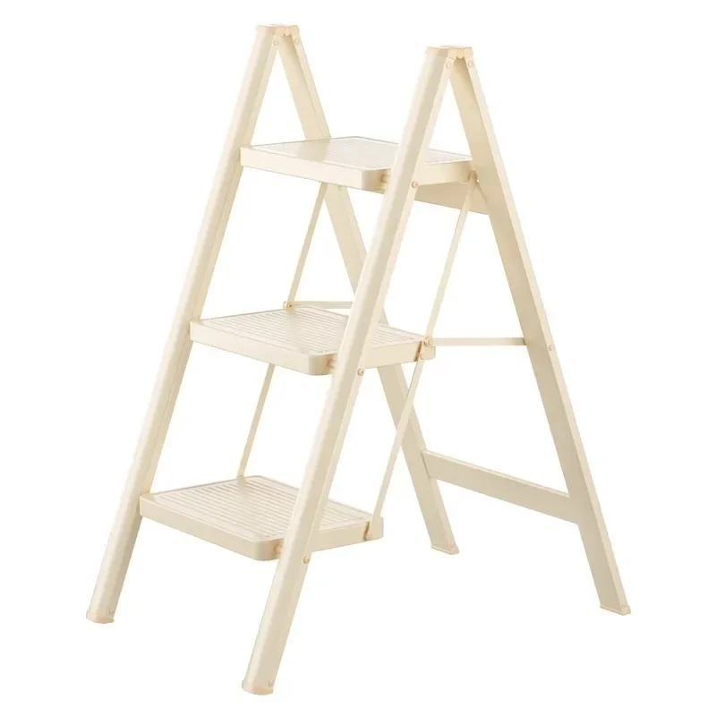 Household Portable Thick Folding Multifunctional Ladder Indoor Safety Portable and Extendable Small Ladder Stool