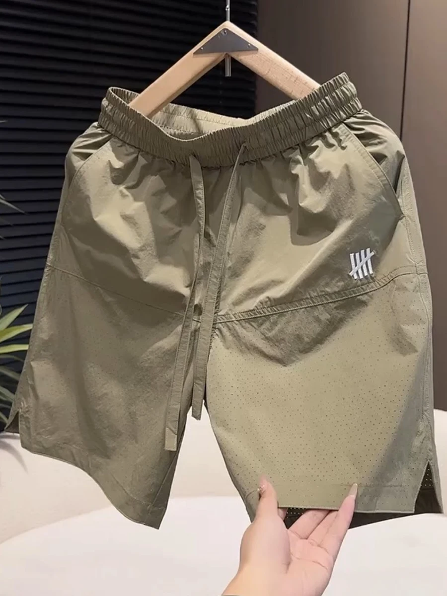 

Men's Faionable Breathable Qui-Dry Thin Label ort Pants Five-Point Casual orts Lightweight Spring Summer New Arrival