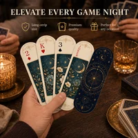 54pcs Custom Playing Cards Personalized Long Strip Playing Cards Photo Logo Design Creative Poker Deck Party Game Camping Gift 3