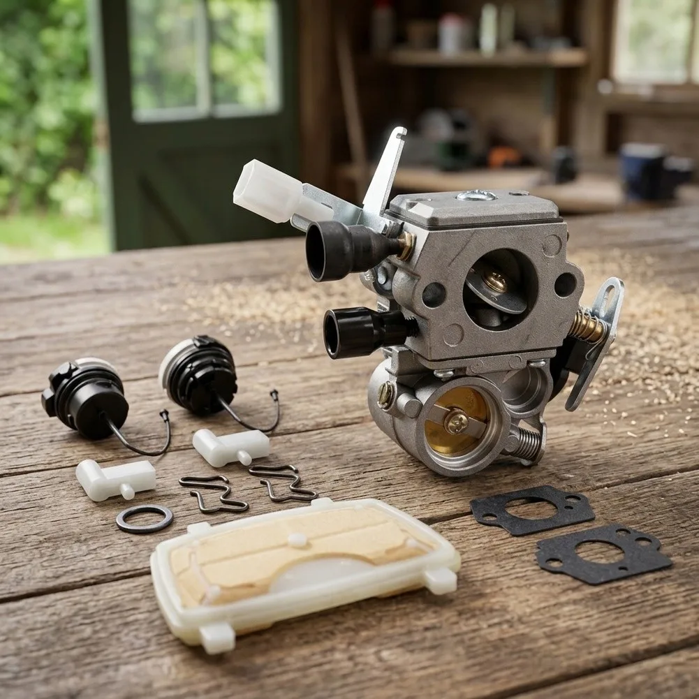 MS171 MS181 MS211 MS211C for chainsaw Compatible Carburetor Kit Features Essential Components for Reliable Maintenance