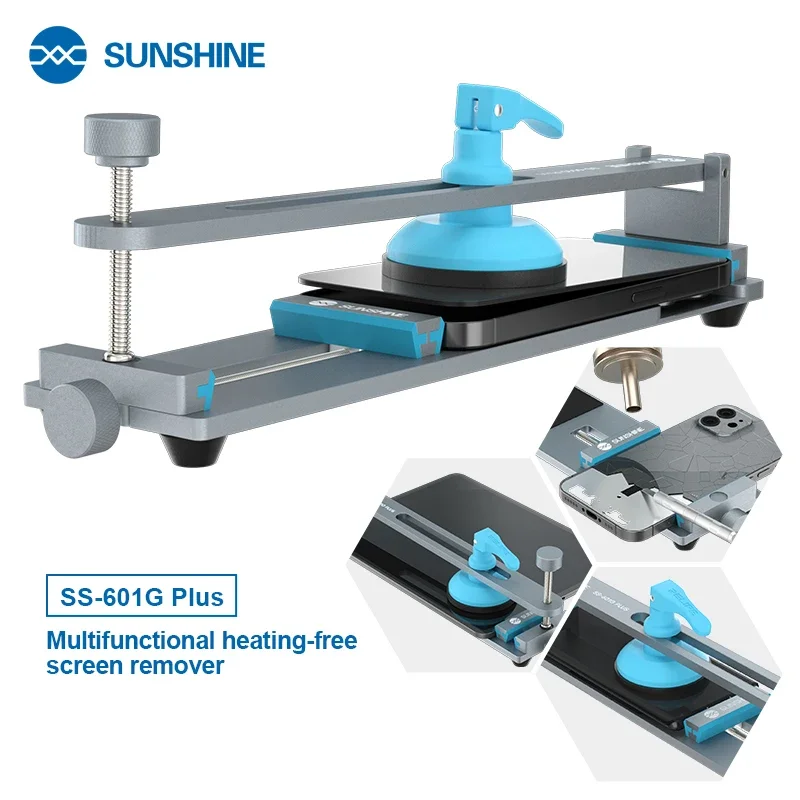 SUNSHINE SS-601G Kit Mobile Phone Free-heating Screen Splitter for All Mobile Phone Rear Cover Glass Removal Separator Fixture