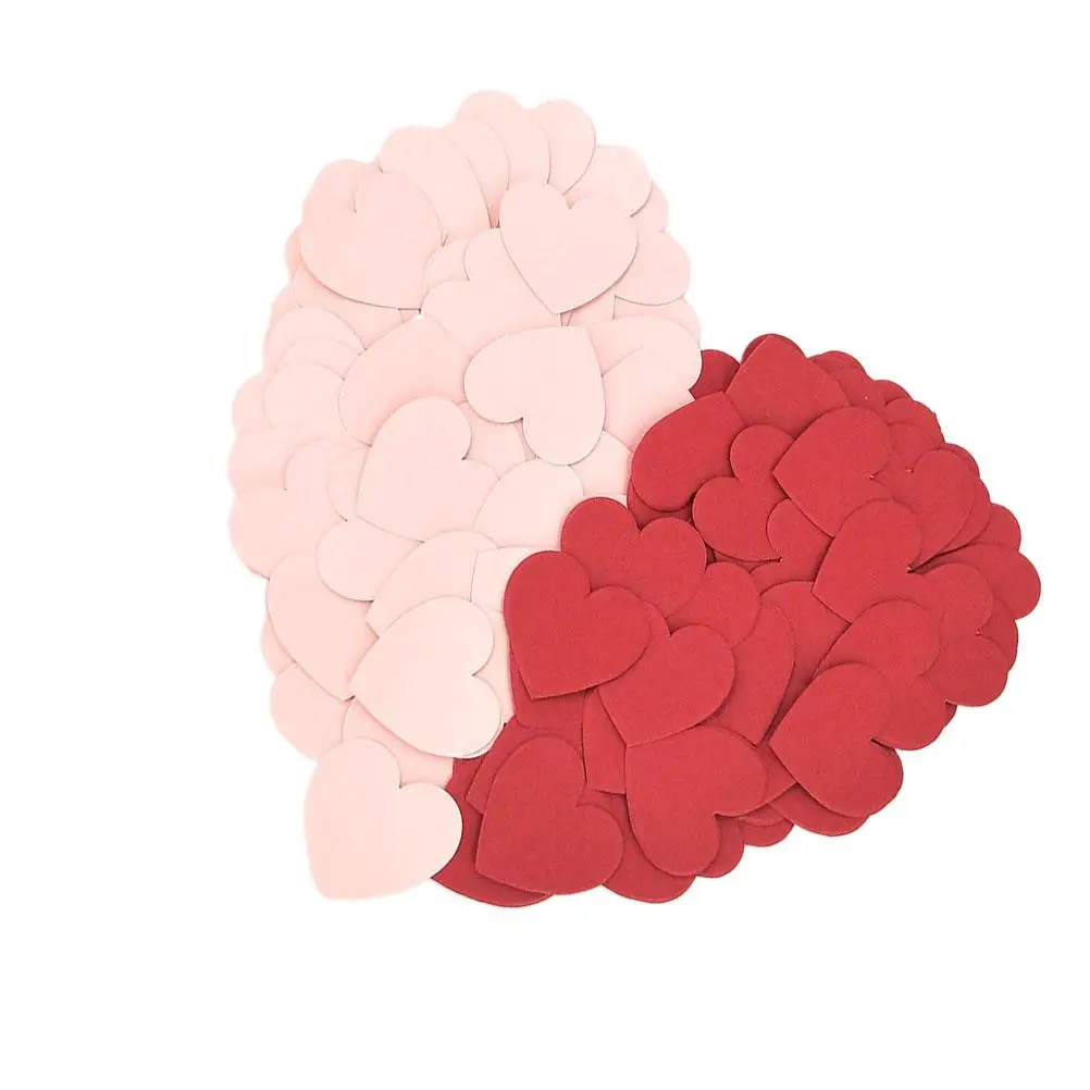 

400 Pcs Love Heart Confetti Eco Friendly Material Cute Shape Beautiful Birthday Wedding Festival Decorations