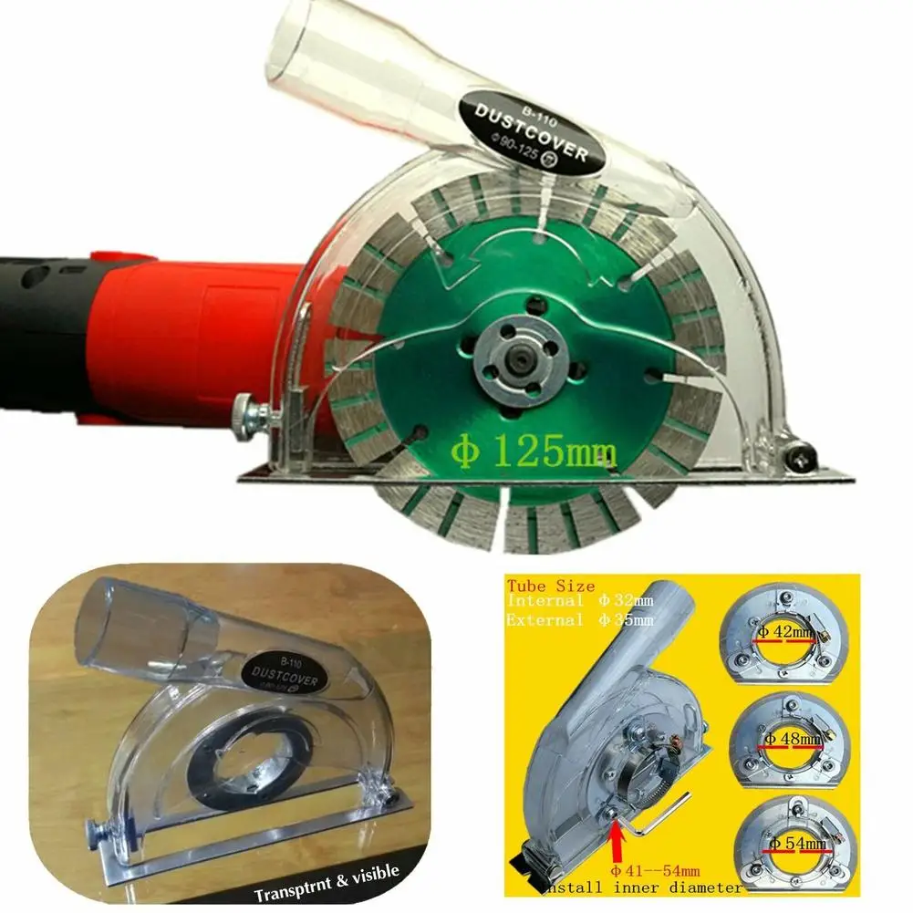 

Clear Cutting Dust Shroud Grinding Cover For Angle Grinder & 3"/4"/5" Saw Blades Hand Angle Grinder Cutting Dust Shroud