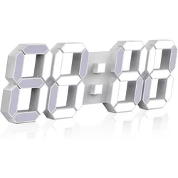 Led Digital Clock Simple Fashion, Intelligent Light Sensitive, Suitable for Family Living Room Bedroom Hanging and Placement