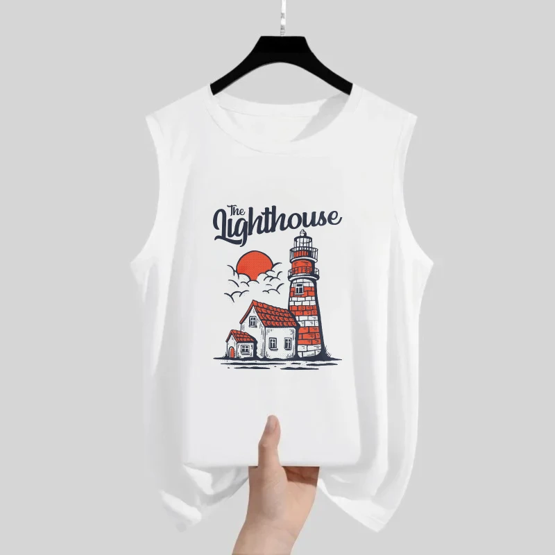 

Men's Tank Top 2025 Summer tank tops Running top Y2k tops Graphic Oversized cotton t-shirt Printed Vest Quick Dry y2k clothing