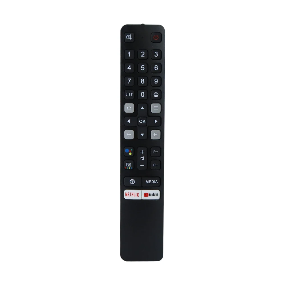 NAJNOWSZE RC901V FMR1 Dla TCL Android 4K LED Smart TV Bluetooth Voice Remote Control RF z aplikacjami Netflix Youtube