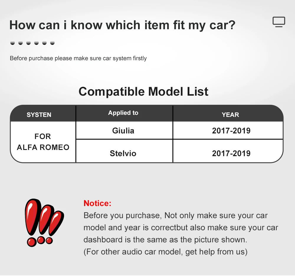 Kabelloses CarPlay für Alfa Romeo Stelvio & Giulia 2017-2019 mit Navigations-Decoder-Box, Navigationsfunktionen, BT und Android Auto – Detail 4