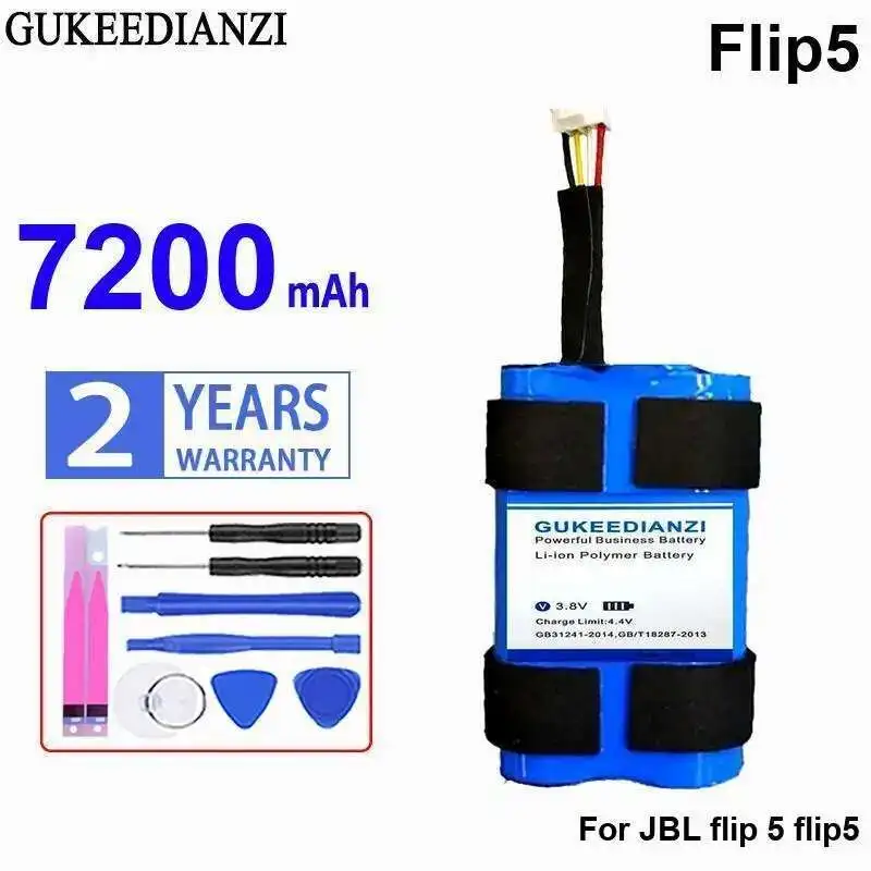 

Long Lasting Reliable Power 7200Mah For Jbl Flip 5 Flip5 Speaker Battery