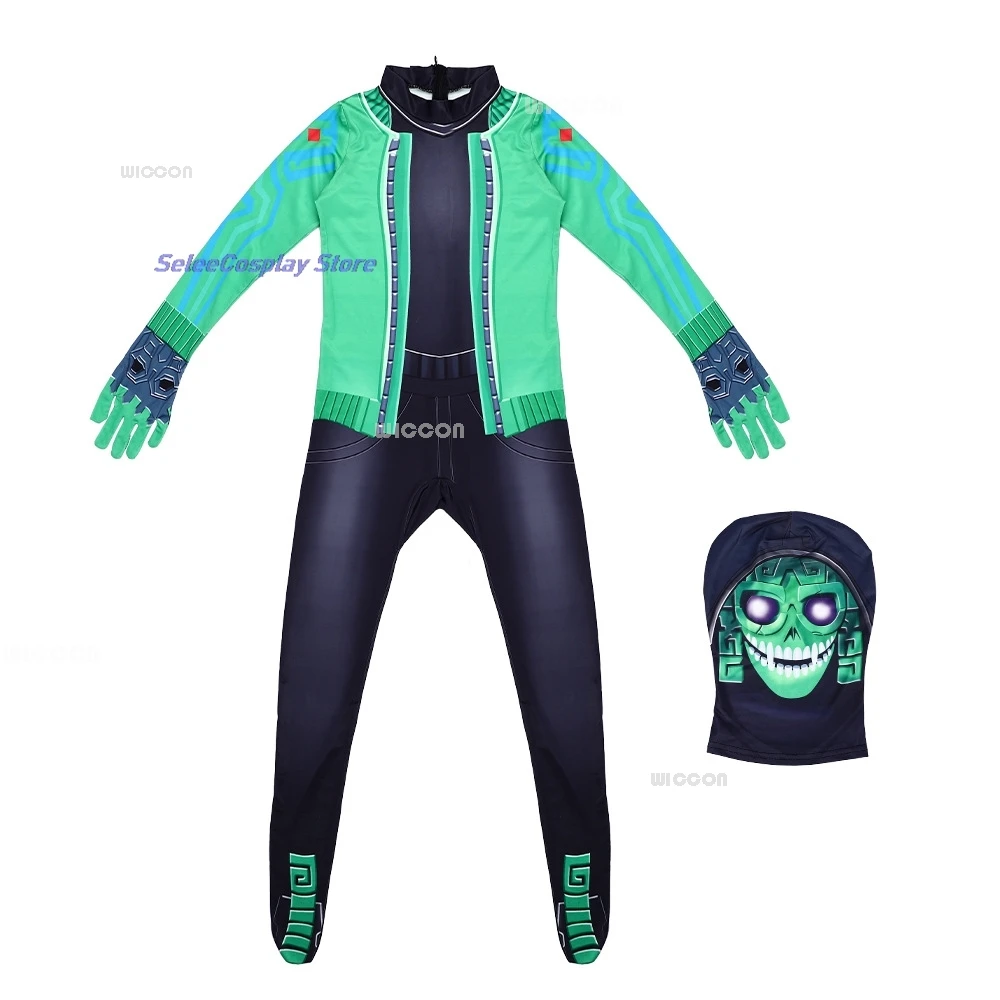 Game Skin Outfit Fortnitte Cosplay Fishstick Omega Jumpsuit Black Costume Knight Carnival Adults Kids Halloween Roleplay