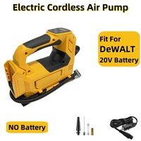 Portable Air Pump Cordless Inflator Tool For Car Tyre Inflator Electric Motorcycle Bicycle Pump Balls For Dewalt 20V Battery