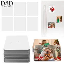 30Pcs/Set Sublimation Magnet Blanks Personalized Fridge Magnet Refrigerator Magnets For Sublimation Blanks Kitchen Office Decor