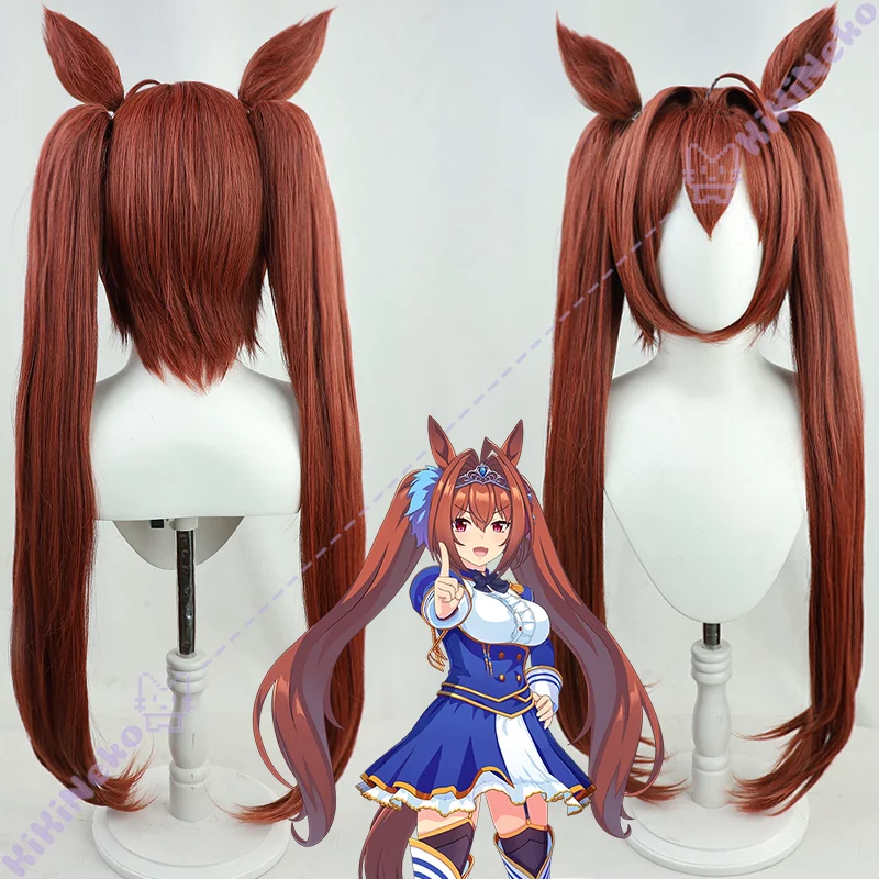 วิกผมคอสเพลย์เกม Pretty Derby Daiwa Scarlet วิกผมคอสเพลย์ Miss Perfect สำหรับงานฮาโลวีน ผู้ใหญ่ ผู้หญิง ผู้ชาย