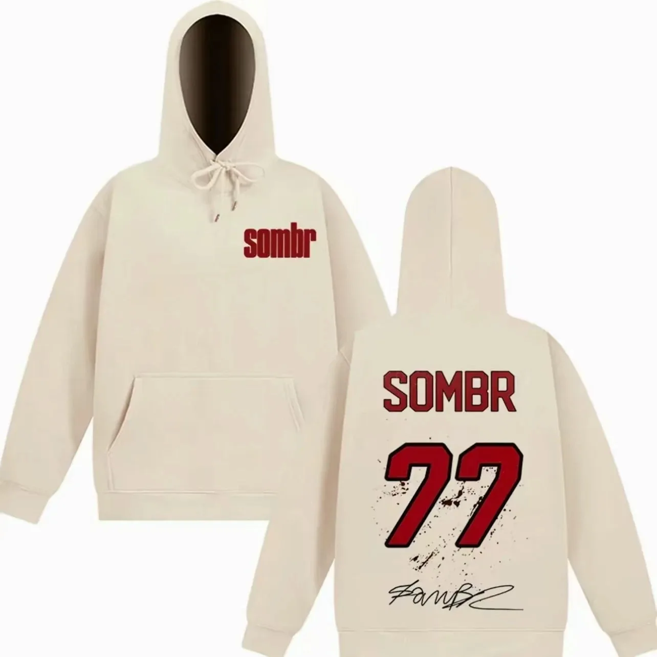 Y2k Hip Hop Hoodie Sombr Merch Live 2025 Tour Hoodie Fashion Long Sleeved Printed Sweatshirt Retro Casual Sweatshirts Unisex