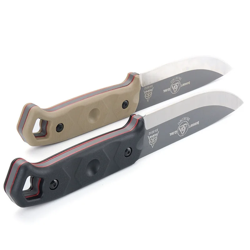

Brakimo Durable Outdoor Straight Knife D2 Steel Blade Nylon Fiberglass Handle Portable Multi-functional Sharp Cutting Knife