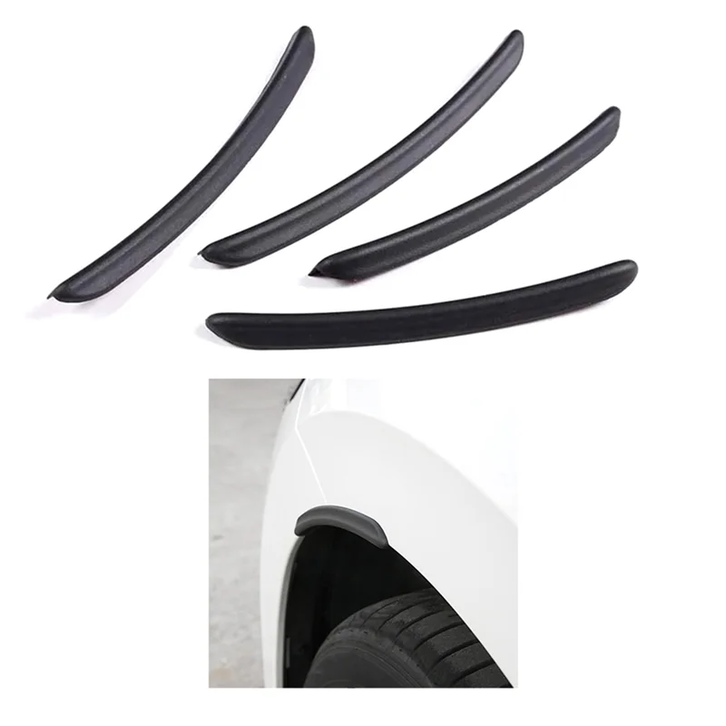

A10E-Car Front And Rear Wheel Trim Stickers Wheel Eyebrow Lip Protective Stickers For Golf 8 MK8 2020-2022