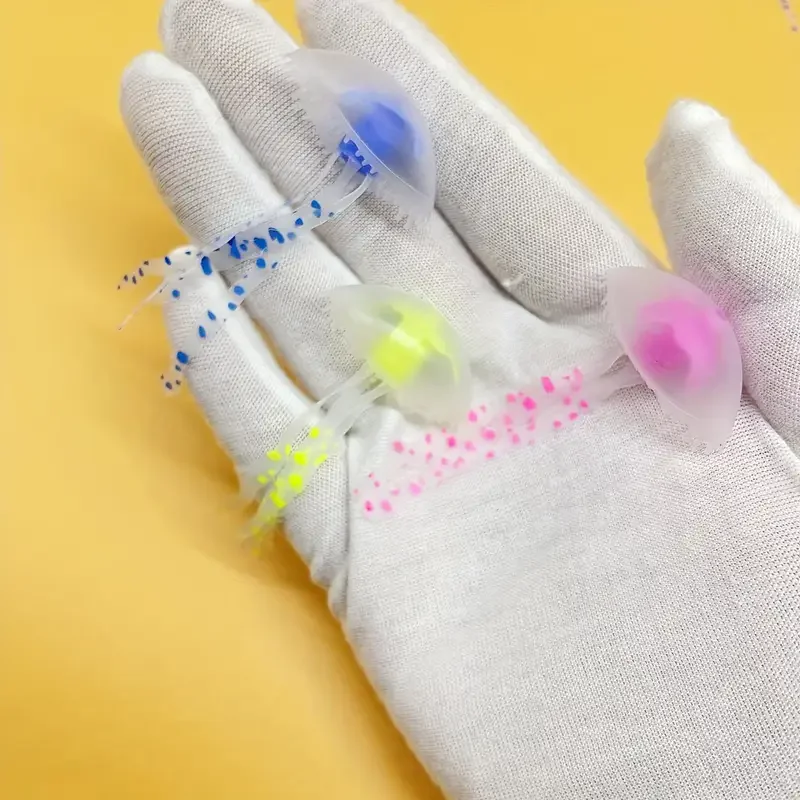 السباحة الاصطناعية مضيئة قنديل البحر حوض السمك الديكور خزان الأسماك تحت الماء نبات حي مضيئة زخرفة المناظر الطبيعية المائية #4