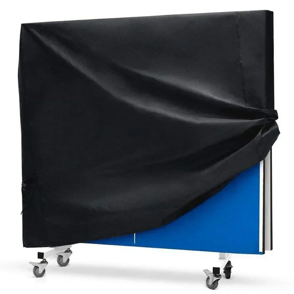

Outdoor Table Tennis Table Cover Dustproof Waterproof 210D Oxford Fabric Secure Fit with Zippers and Drawstring