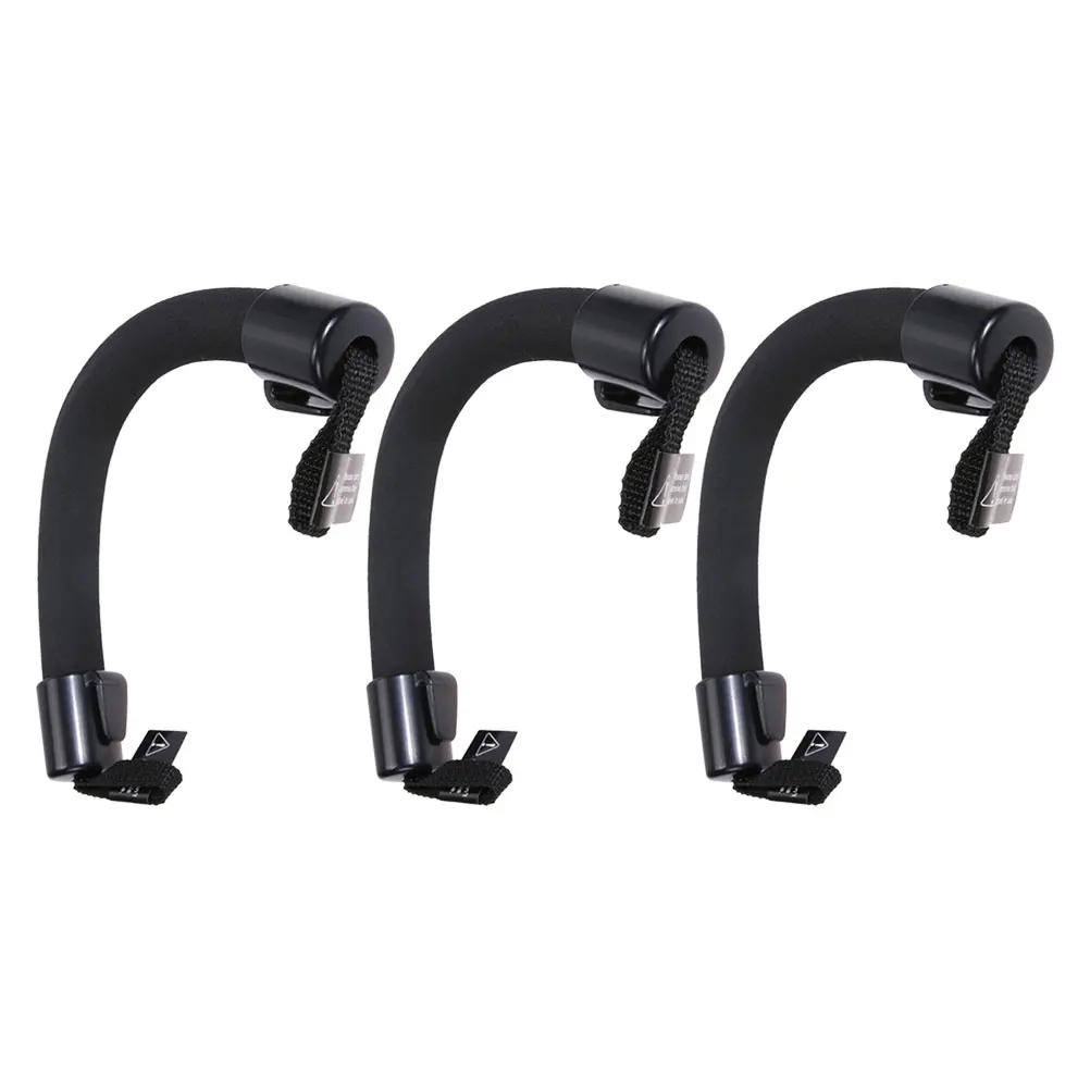 

3pcs Car Seat Back Armrest Handle for Women Seniors Auto Rear Grab Bar Travel Support Headrest Accessories Universal Fit Easy