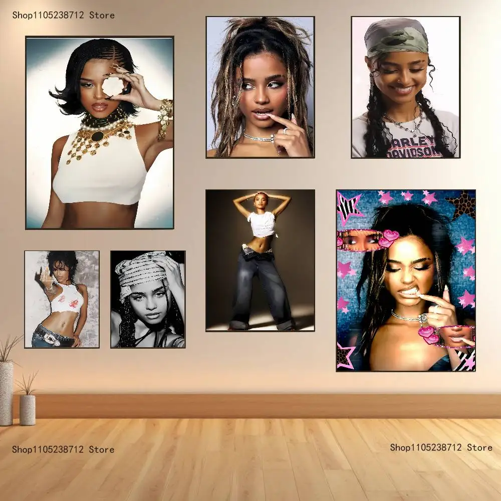 

Singer T-Tyla Poster High Quality Dorm Living Room Aesthetic Wall Decoration Painting Stickers Gift