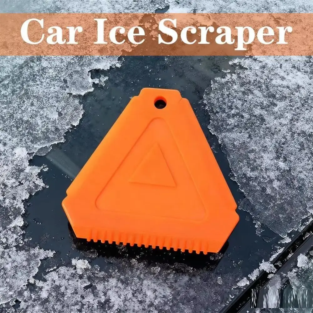 

New Multifunctional Car De-icing Shovel Triangle Plastic Car Ice Scraper Easy To Use Labor-saving Automobile Ice Scraper