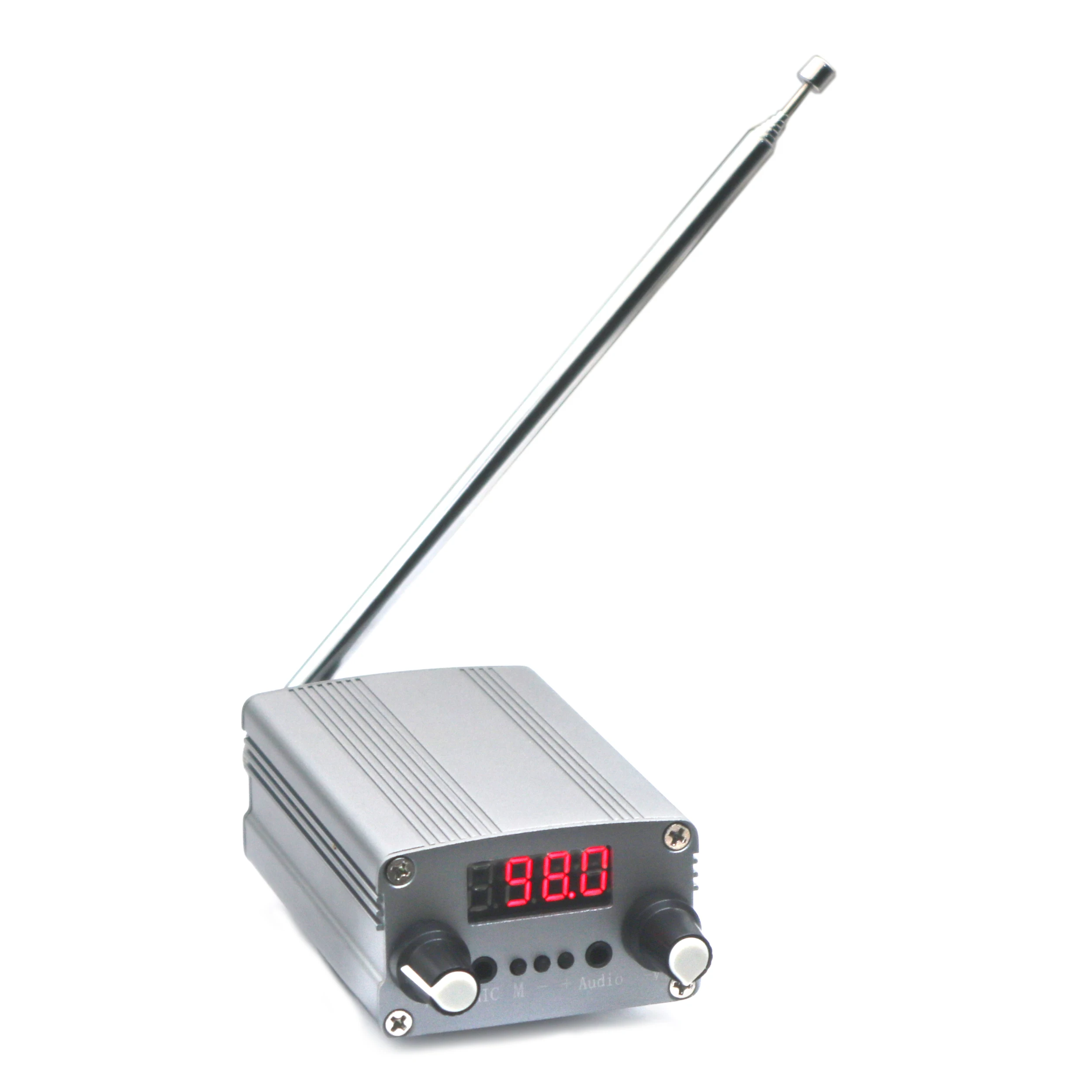 Imagem -02 - Transmissor fm com Potência Ajustável Potência Estéreo Frequência de Exibição Digital Antena Bnc para Rádio Dsp do Carro Broadcast Campus Station 0.5w