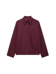 Loose Jacket with Zip Pockets for Women, Long Sleeve Coat, Lapel Collar, Female Outerwear, Chic Tops, Fashion