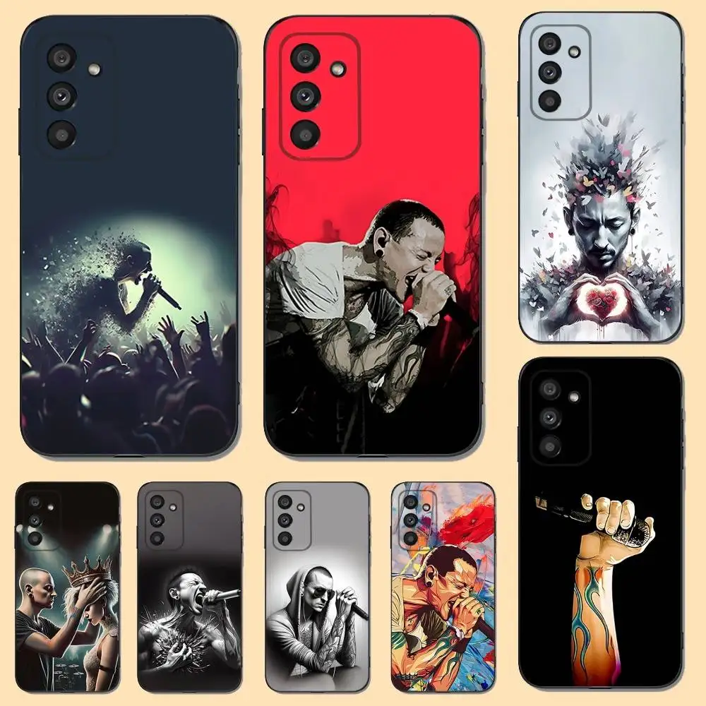 

C-Chester Rock Bennington Phone Case For Samsung S 25,24,23,22,30,21,10,9,Ultra,Plus,Lite,FE,4,5 G Soft Black Case