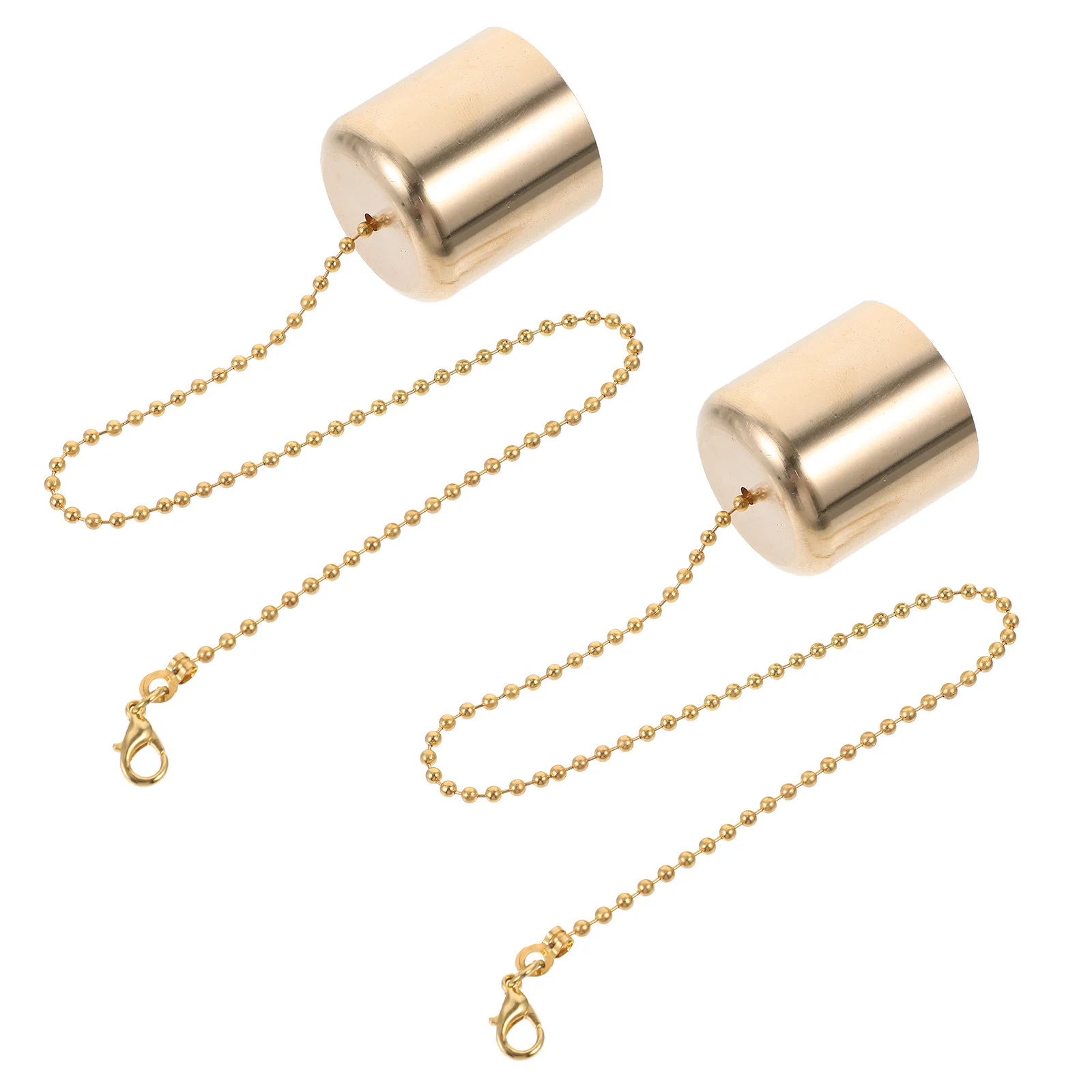 Wick Extintor Candles Decor Cover, Brass Lampshade, Golden Accessory Care Kit, Put Out Tool, 2 Pcs