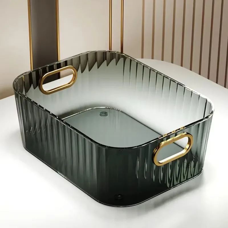 Acrylic Organizers Snacks Bathroom Organizer Rectangular Storage Makeup Clutter Bedroom Cosmetics Living Room Make Up Organizer