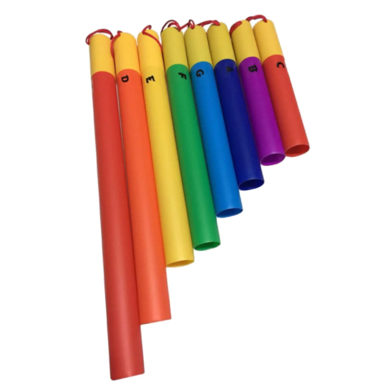 

8 заметок C основные музыкальные трубки комплект интерактивных диатонических шкал для родителей и детей