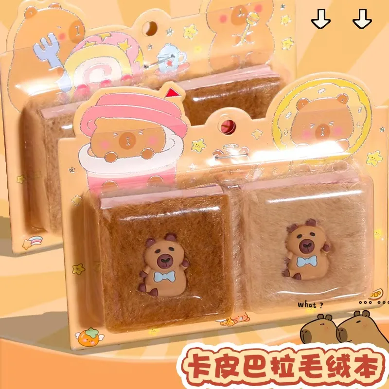 cute things kawaii Stationery back to school supplies capybara Stationery Mini Portable Notebook gift for kids small Notepad