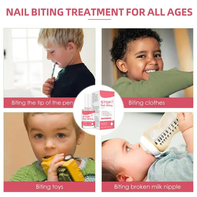 Stop Nail Biting Polish Kids & Adults Thumb Sucking Stop Safe & Effective Bitter Taste Stop Nail Biting And Thumb Sucking