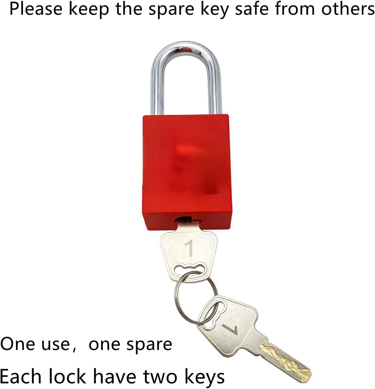 50 Keyed Different Lockout Tagout  -  Safe Padlocks