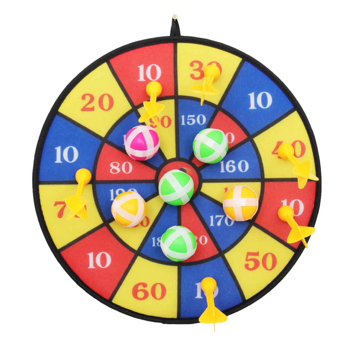 

1Set Dartboard Set Premium Double-Sided Flocking Board 4 Leisure Game for Home Office Tournament Board Game for Adults