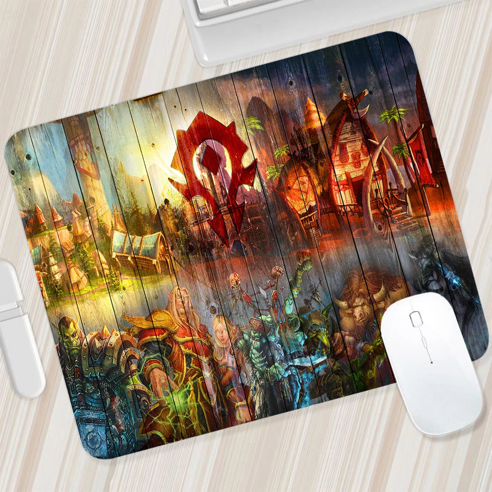 World of Warcraft Horde Small Mouse Pad Gaming Mousepad PC Gamer Mouse Mat Computer Pad Keyboard Mat Desk Pad Laptop Mausepad