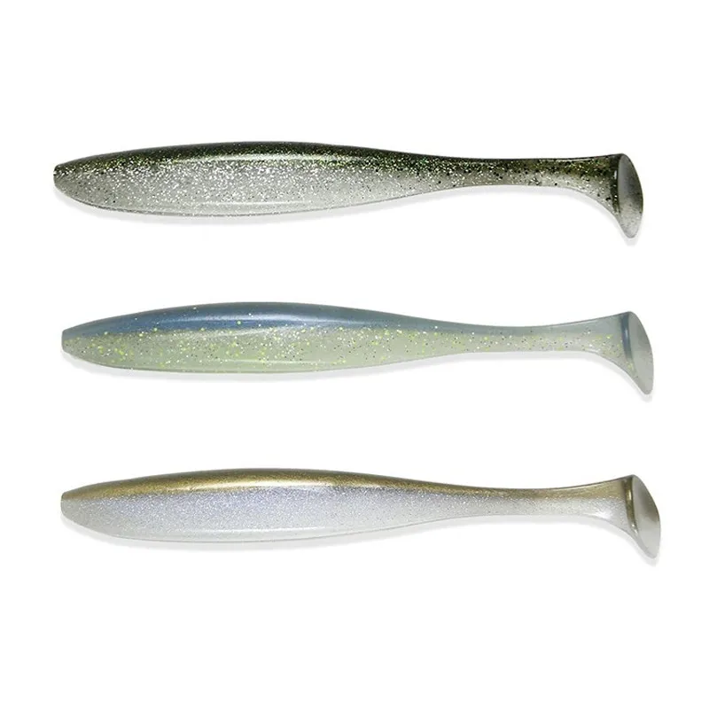 Señuelo KEITECH Easy Shiner Black Pit – Jig vinilo cola en T - imagen 2