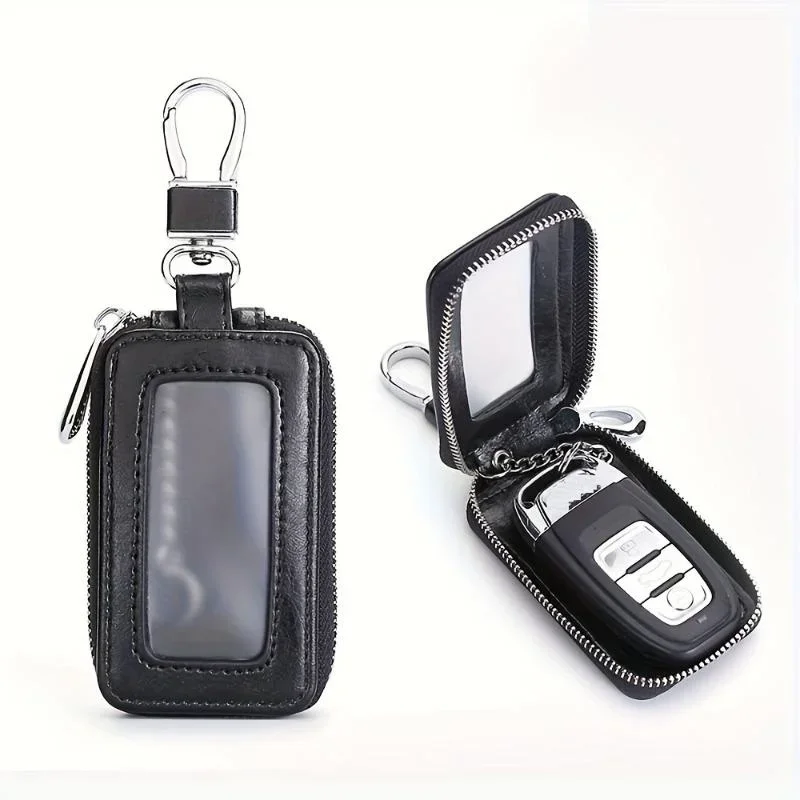 Car Remote Control Zipper Key Case Exquisite Retro Universal Car Key Bag for Women Men Car Accessories