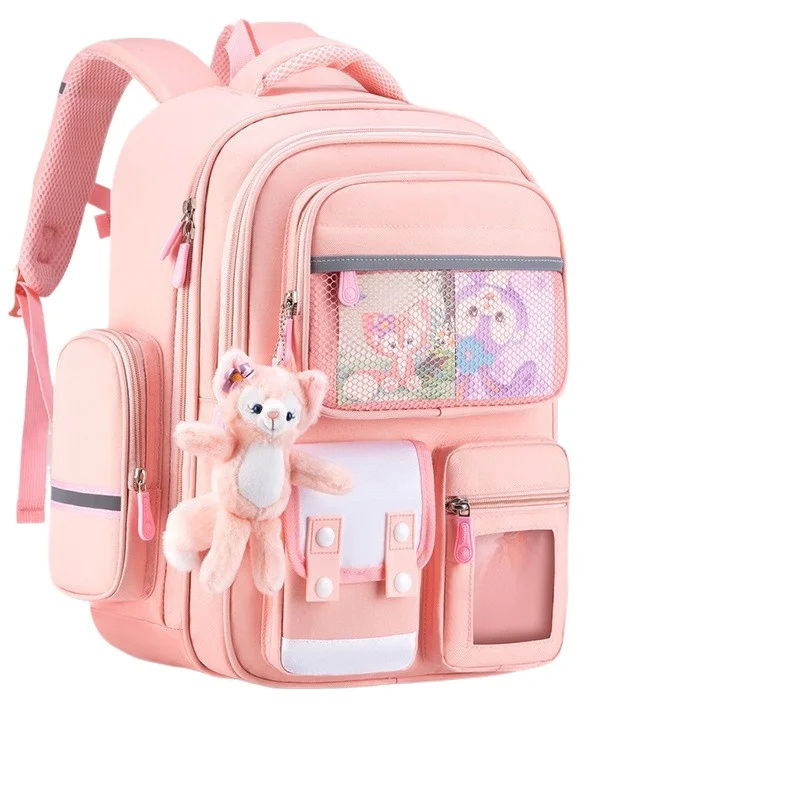 Primary School Backpack  Three-dimensional Large Capacity  Junior High School Boys and Girls Backpack  School Backpack