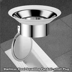 Squatting Pan Anti-smell Plug Prevent Backflow Sewer Anti-blocking Cover Toilet Deodorant Stopper Floor Drain Anti-odor Core