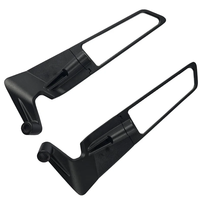 2 rétroviseurs latéraux réglables en aluminium CNC, avec fixation 8mm 10mm, pièces de rechange universelles pour moto