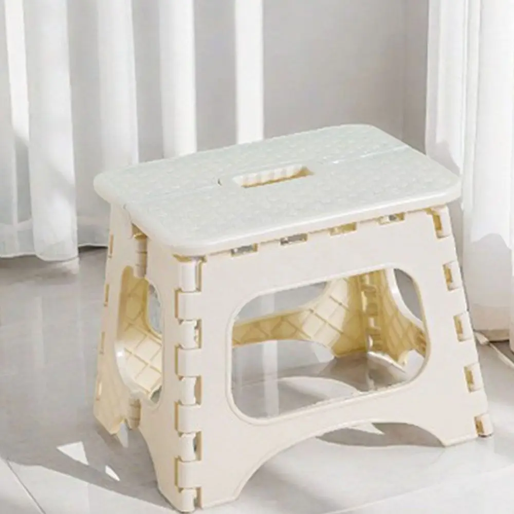 

Plastic Folding Stool Lightweight Thickened Small Bench Chair Super Load-Bearing Foldable Shoe Changing Stool Outdoor Camping