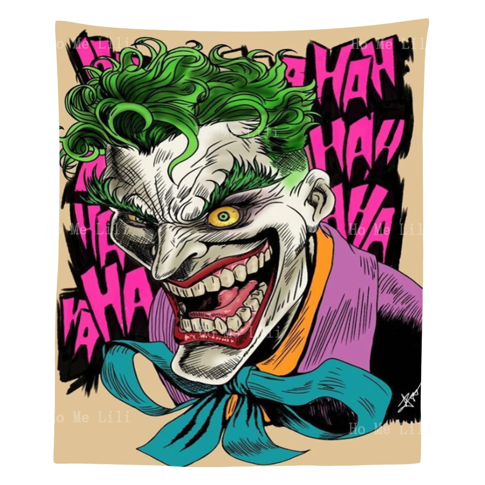 Hit Movie A Task Force Of Guilty Heroes Clown Portrait Forever Evil Room Decoration Tapestry