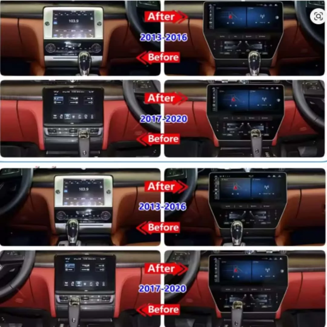 8-core Multimedia Carplay Android 13 Auto For Maserati Quattroporte 2013~2017 2018 2019 2020 GPS Navigation Car Radio Head Unit