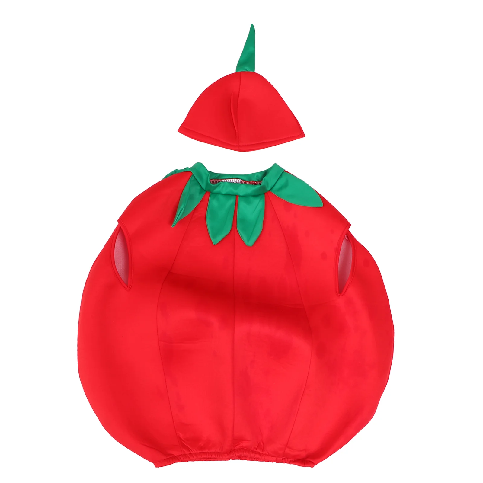 Tomato Kids Clothes Hats Stage Cosplay Costumes Performance Clothing Child Festival Fruit Vegetables Kit