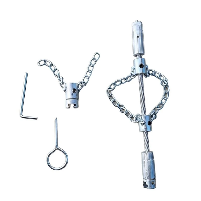 SEWS-Drain Cleaning Chain Knocker, Flex Shaft Cable Descaling Tool For 5/8