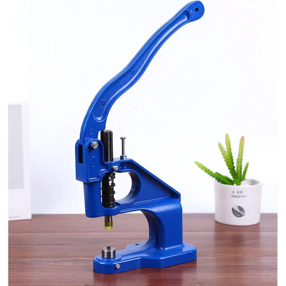 Manual Aluminum Snap Fastener Press Tool Clothing Button Setting Machine For Fabric Leathercraft Making